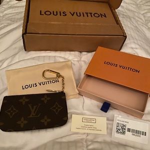 Brand new Louis Vuitton key cles monogram